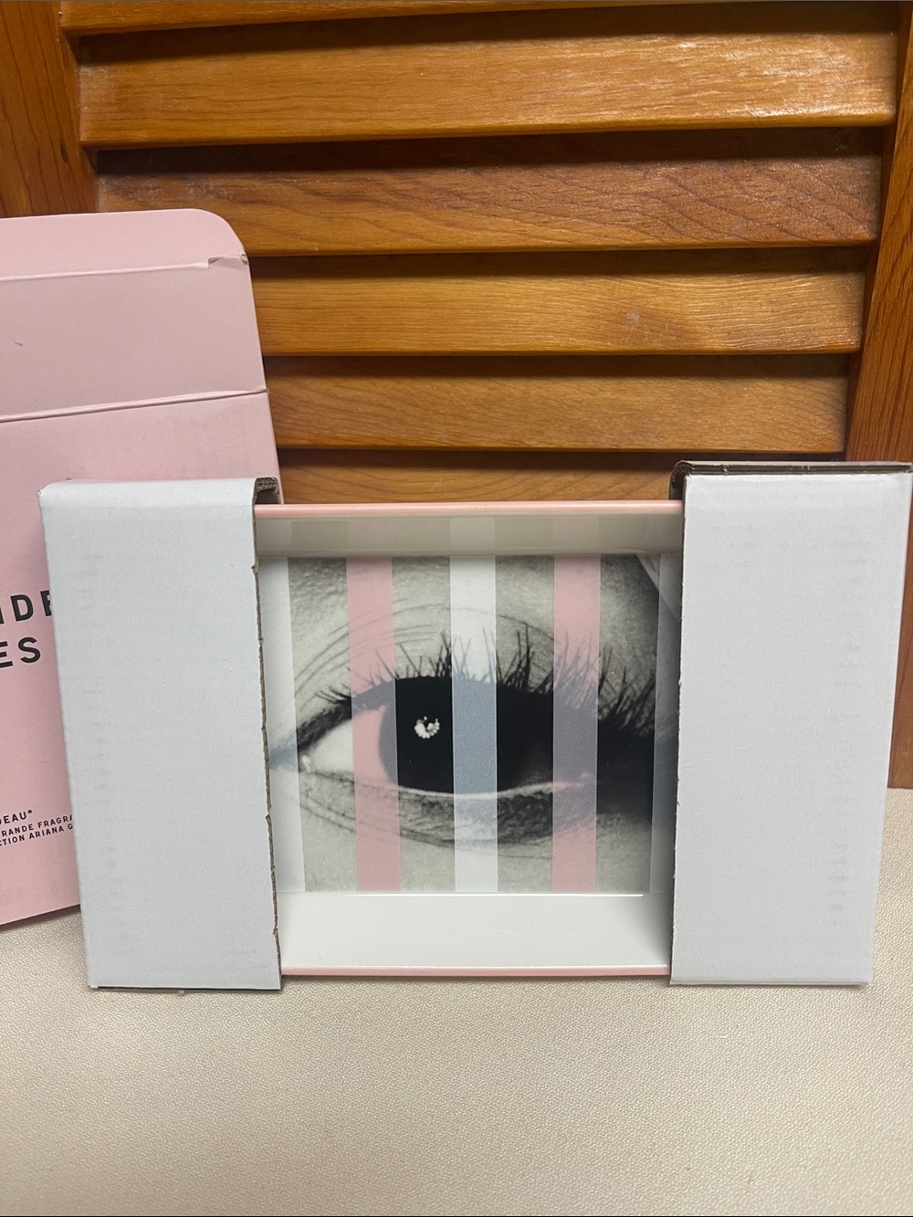 Ariana Grande Pink & White Eye Art Print Jewellery Tray